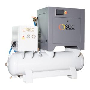 SCC BASE 11 VSD SCREW COMPRESSOR WITH TANK AND DRYER