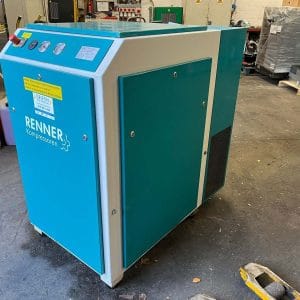 RENNER RS18 SCREW COMPRESSOR LOW HOURS