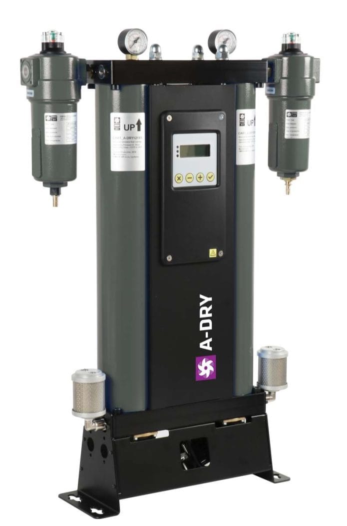 GAS A-DRY desiccant adsorption compressed air dryers